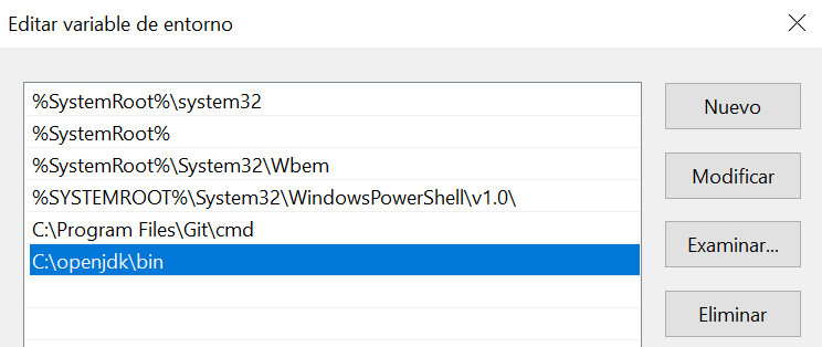 Setting the PATH variable