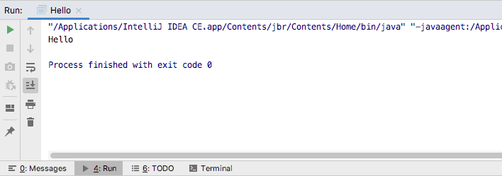 IntelliJ terminal