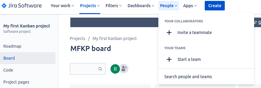 JIRA teams