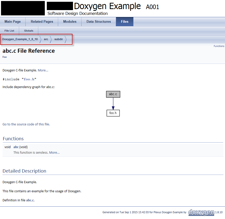 Doxygen final result