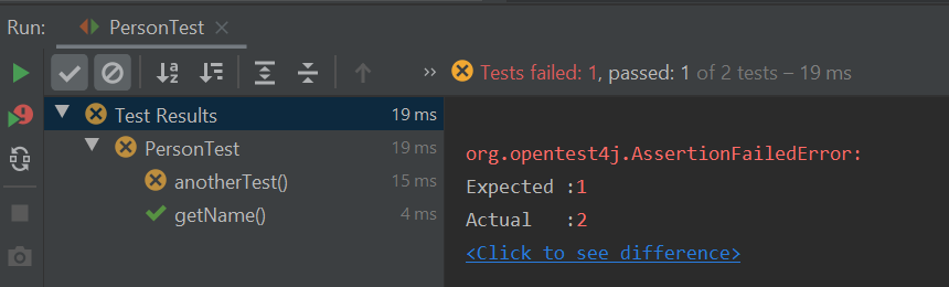 Run tests in IntelliJ